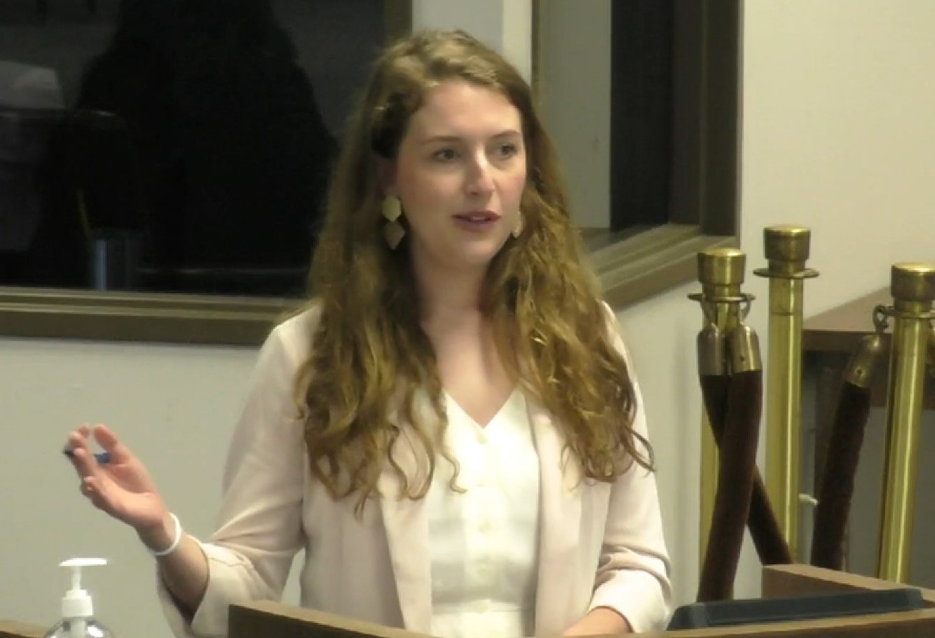ATPE Lobbyist Andrea Chevalier testifies at the April 2022 SBEC meeting ATPE Lobbyist Andrea Chevalier testifies at the April 2022 SBEC meeting